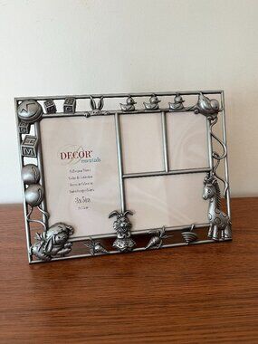 New Baby Nursery Picture Frame Pewter
